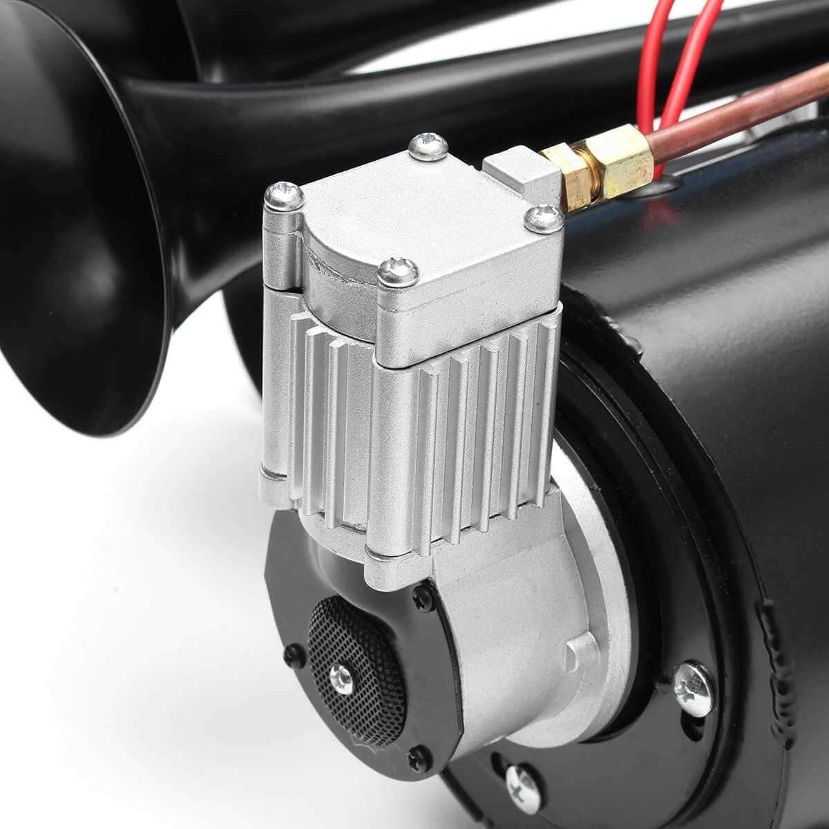 Compressor and Air Tank of the Train Horn Kit